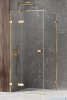 New Trendy Avexa Gold Shine kabina prostokątna 90x100x200 cm przejrzyste lewa EXK-1662